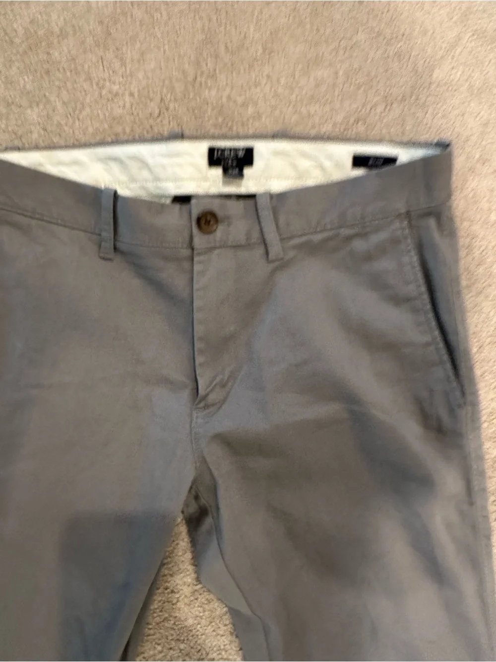 J. Crew Slim Men's Gray Casual Chino Pants 28x30